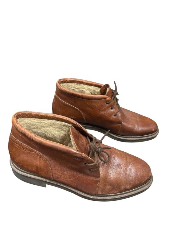 Cole Haan mens brown Italian leather lined ankle chukka boots sz 11m SKU 10-323 main image 8